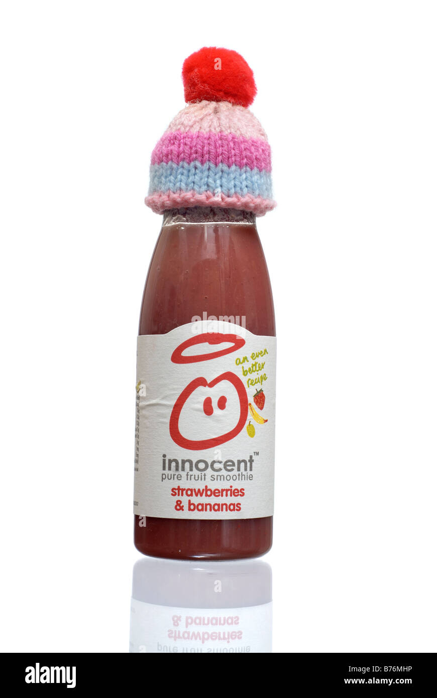 Innocent Smoothie mit Hut Stockfoto