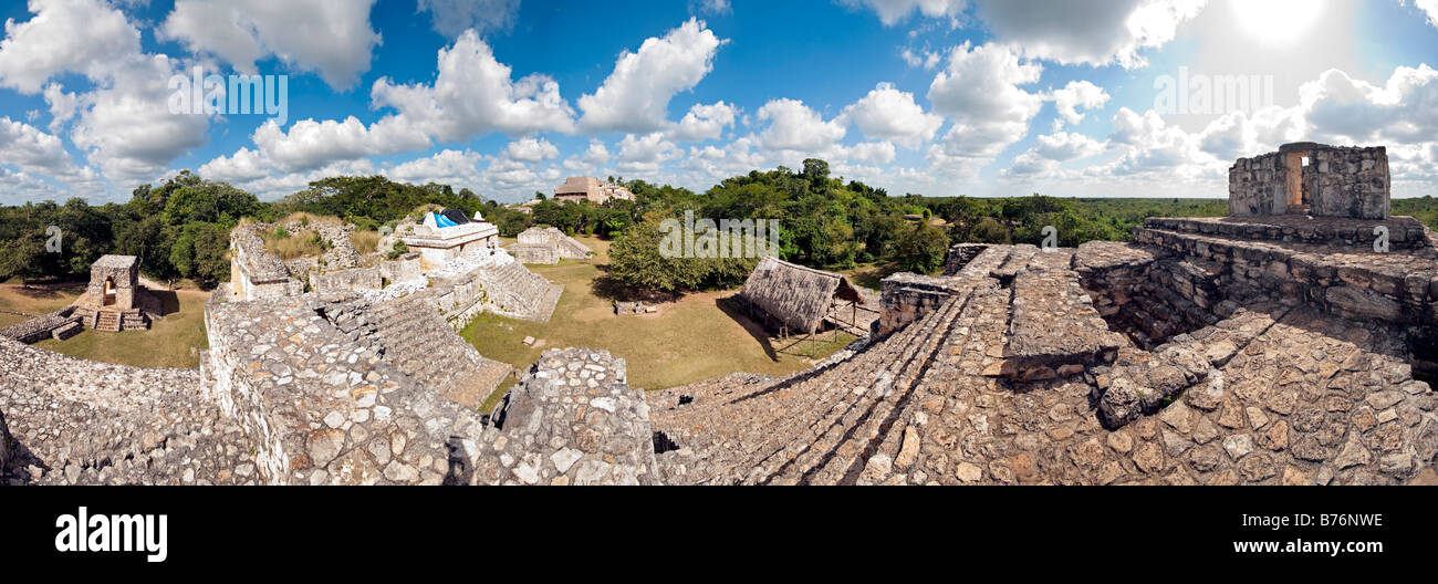 Maya-Ruinen im Ek Balam in der Nähe von Valladolid Yucatan Mexiko Stockfoto