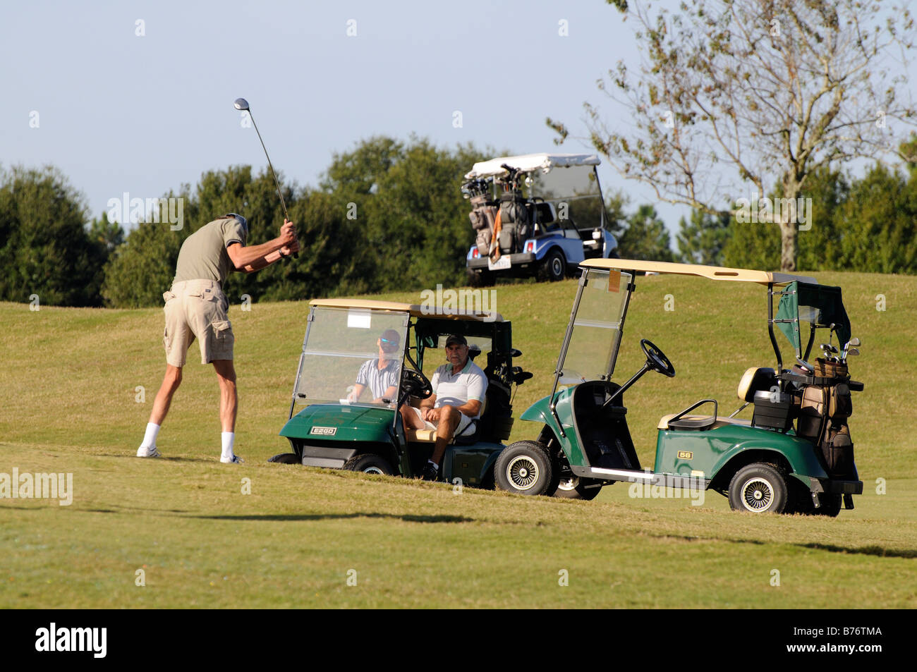 Golfurlaub an der Summerfield Florida USA Stockfoto