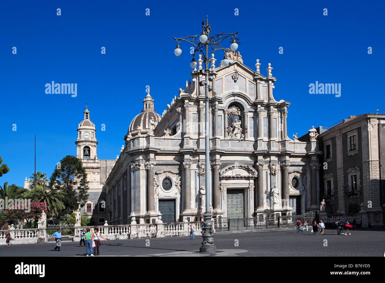 Catania Dom, Piazza Duomo, Catania, Sizilien Stockfoto