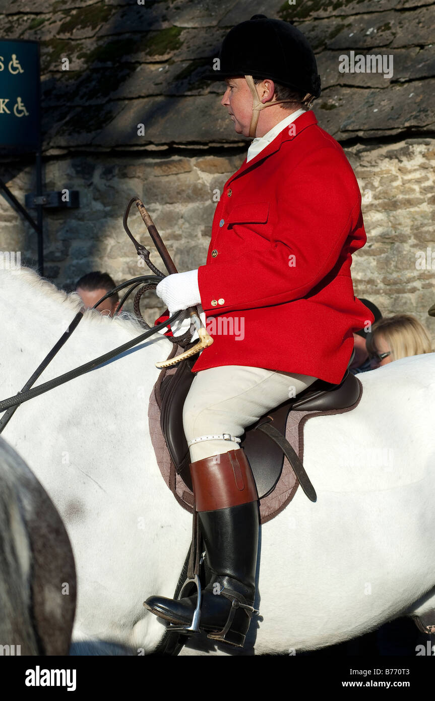 Lacock Teh Avon Vale Hunt am zweiten Weihnachtstag Stockfoto