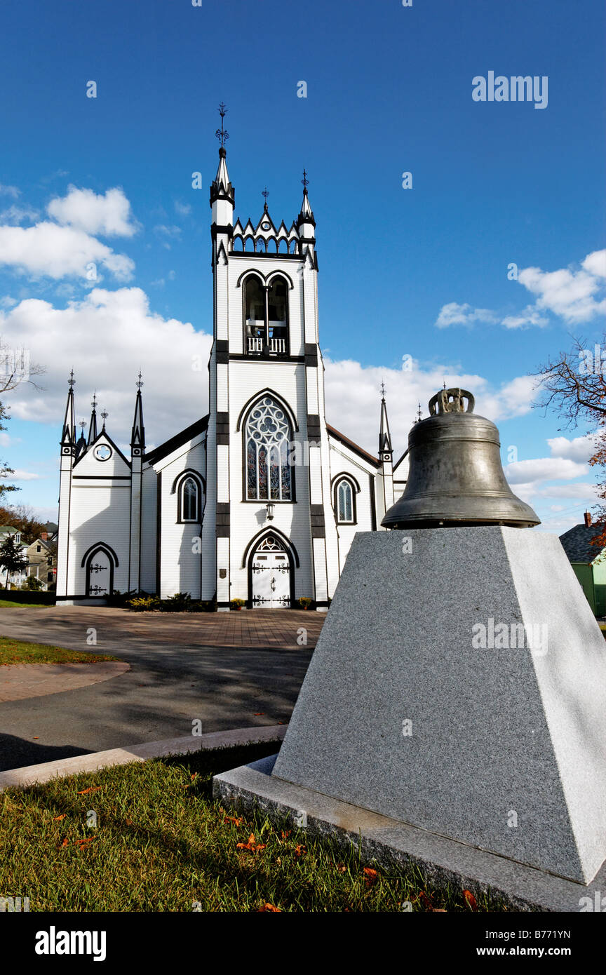 St Johns Kirche in Lunenburg Nova Scotia Stockfoto