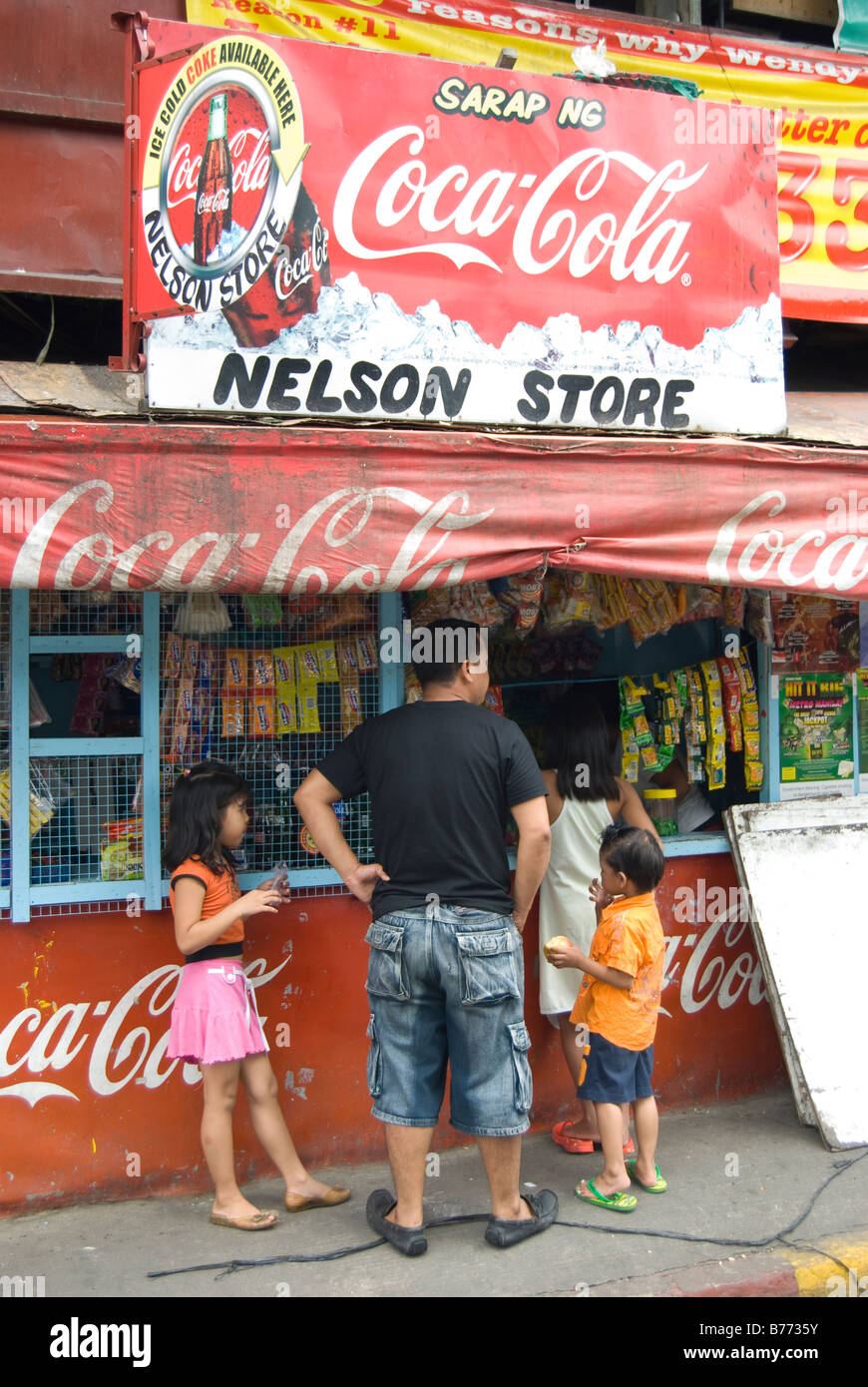 Kleiner Supermarkt, Intramuros, Manila, Philippinen Stockfoto