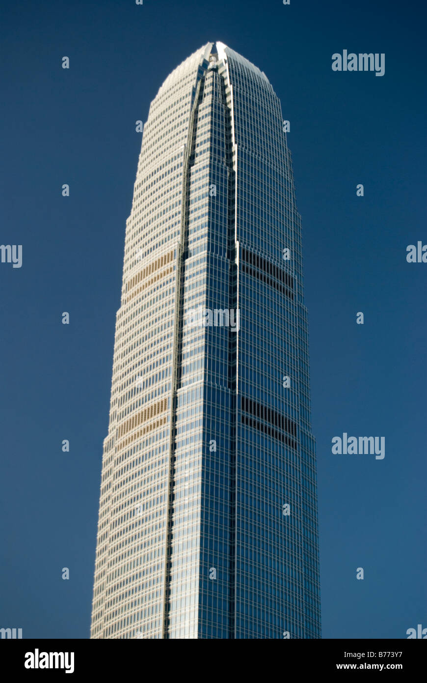 Zwei IFC Tower Building, Exchange Square, Sheung Wan, Hong Kong Island, Hongkong, Volksrepublik China Stockfoto