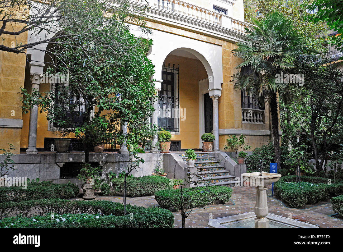 Eingang, Treppe, Garten, Museo Joaquin Sorolla, Museum, ehemaliges