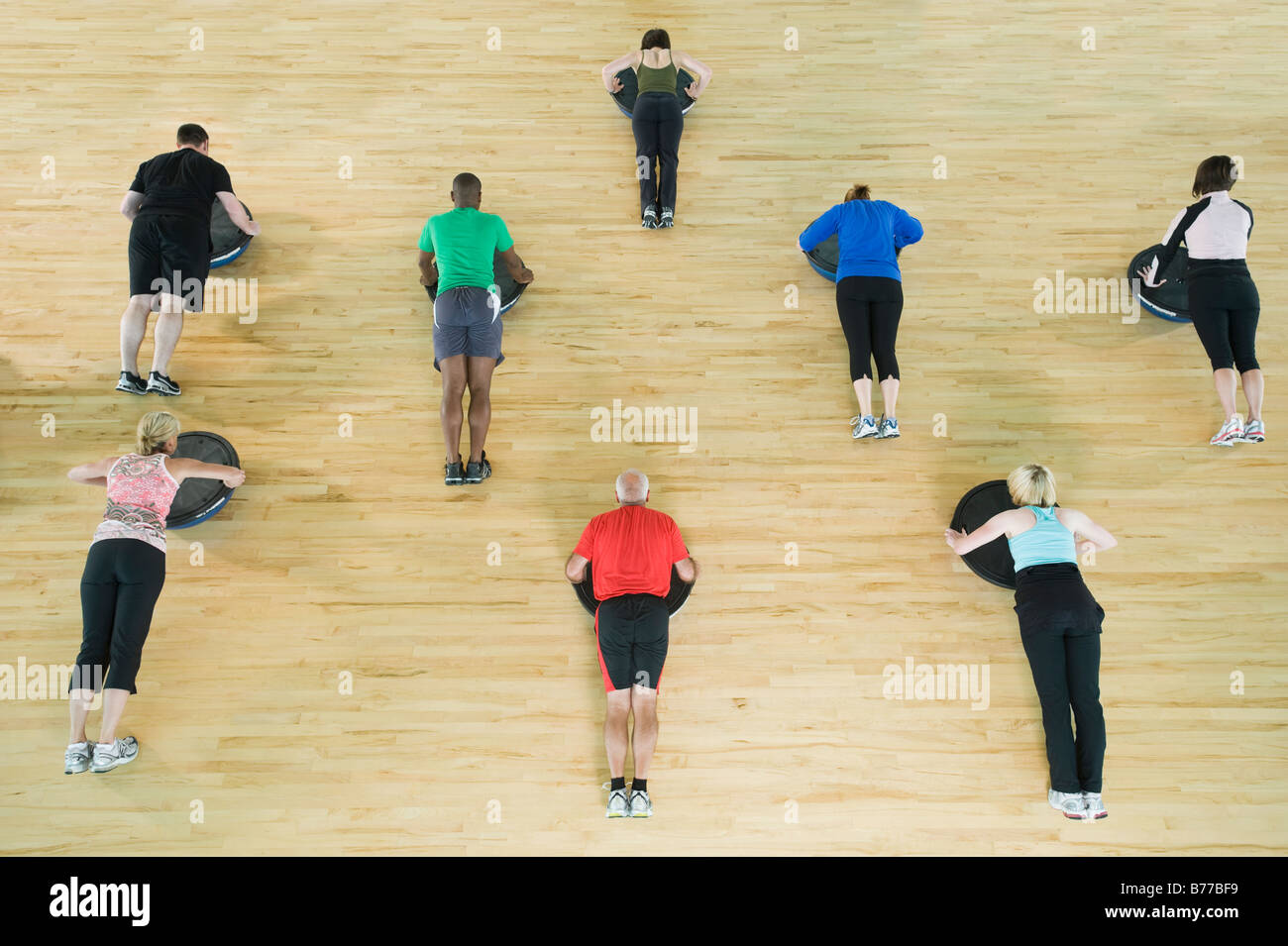 Fitness-Klasse Stockfoto