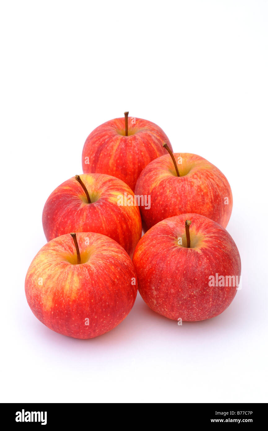 Rote Äpfel, Gala Marke Stockfoto