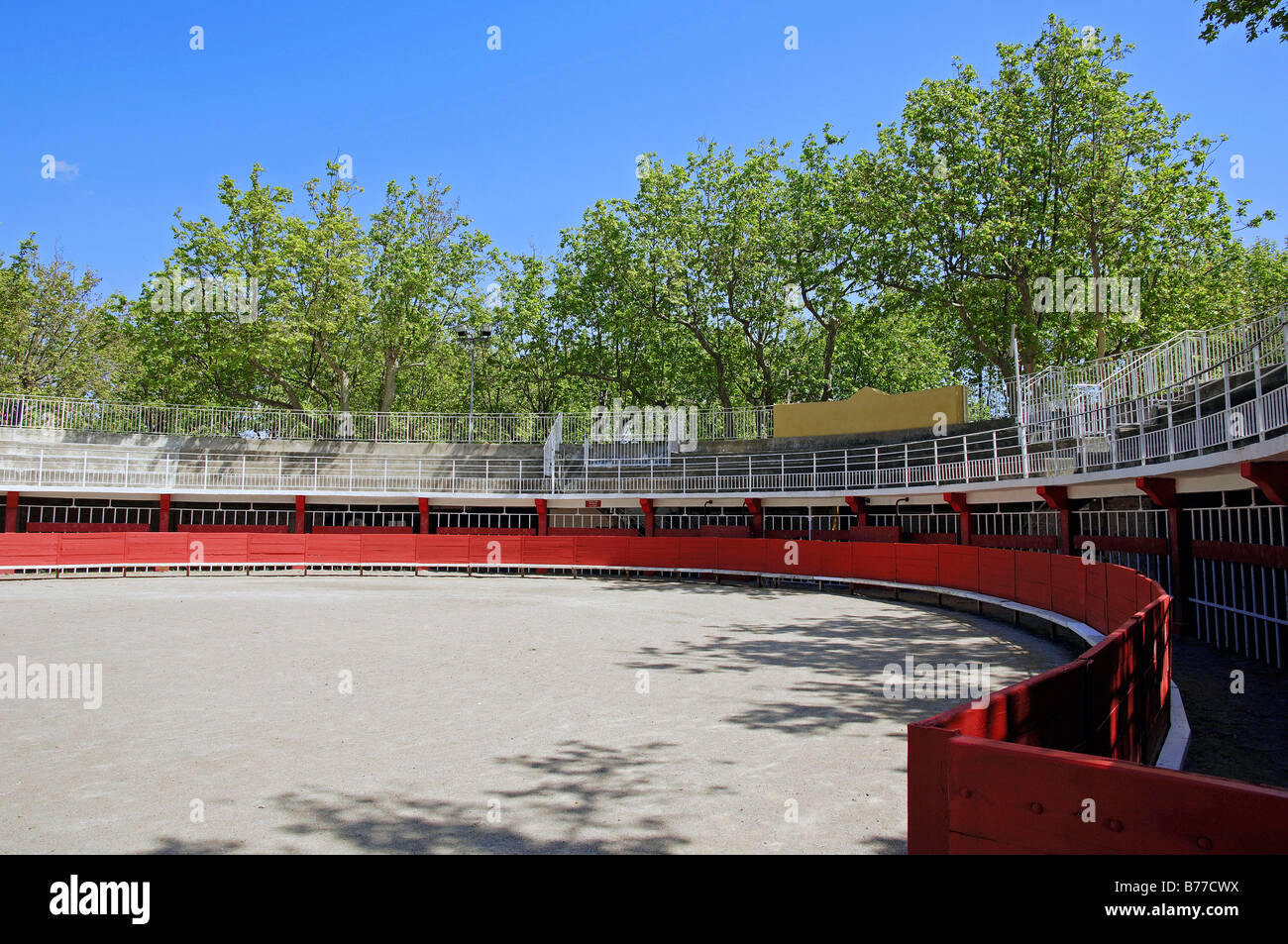 Bull-Kampf-Arena, Aromaten de Salin de Giraud, Salin de Giraud, Camargue, Bouches-du-Rhône, Provence-Alpes-Cote d ' Azur, Southern Stockfoto