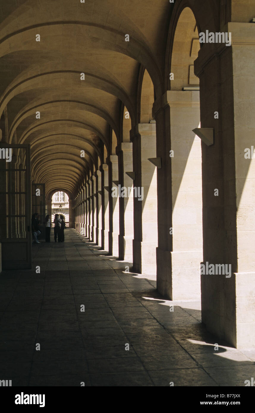 Bordeaux, Frankreich, Kolonnade auf Seitenansicht des Grand Theatre Stockfoto