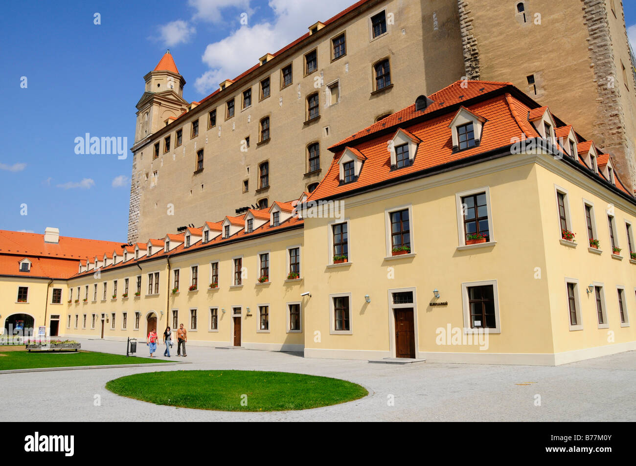 Die Burg von Bratislava oder Pressburger Burg Bratislavský Hrad, Bratislava, ehemalige Pressburg, Slowakei, Europa Stockfoto