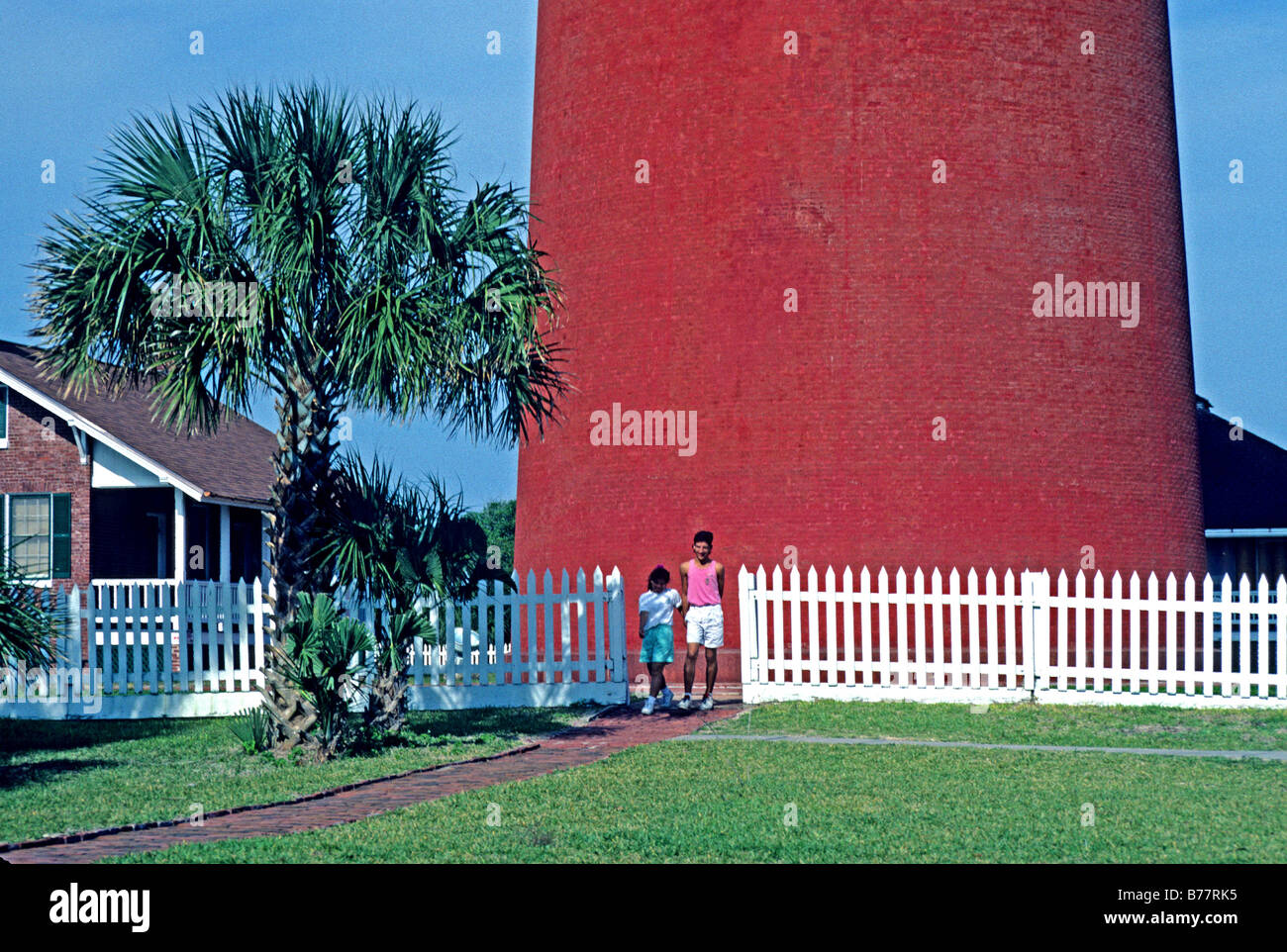 Passanten Ponce de Leon Inlet Light Station in der Nähe von Daytona Beach, Florida Stockfoto