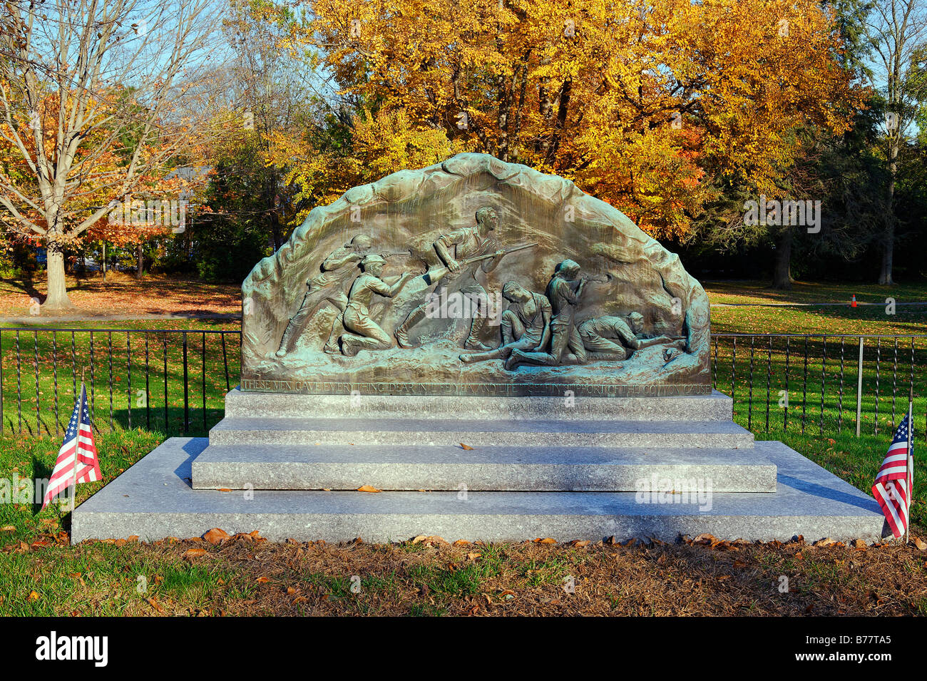 Minute Man memorial Lexington, Massachusetts, USA Stockfoto