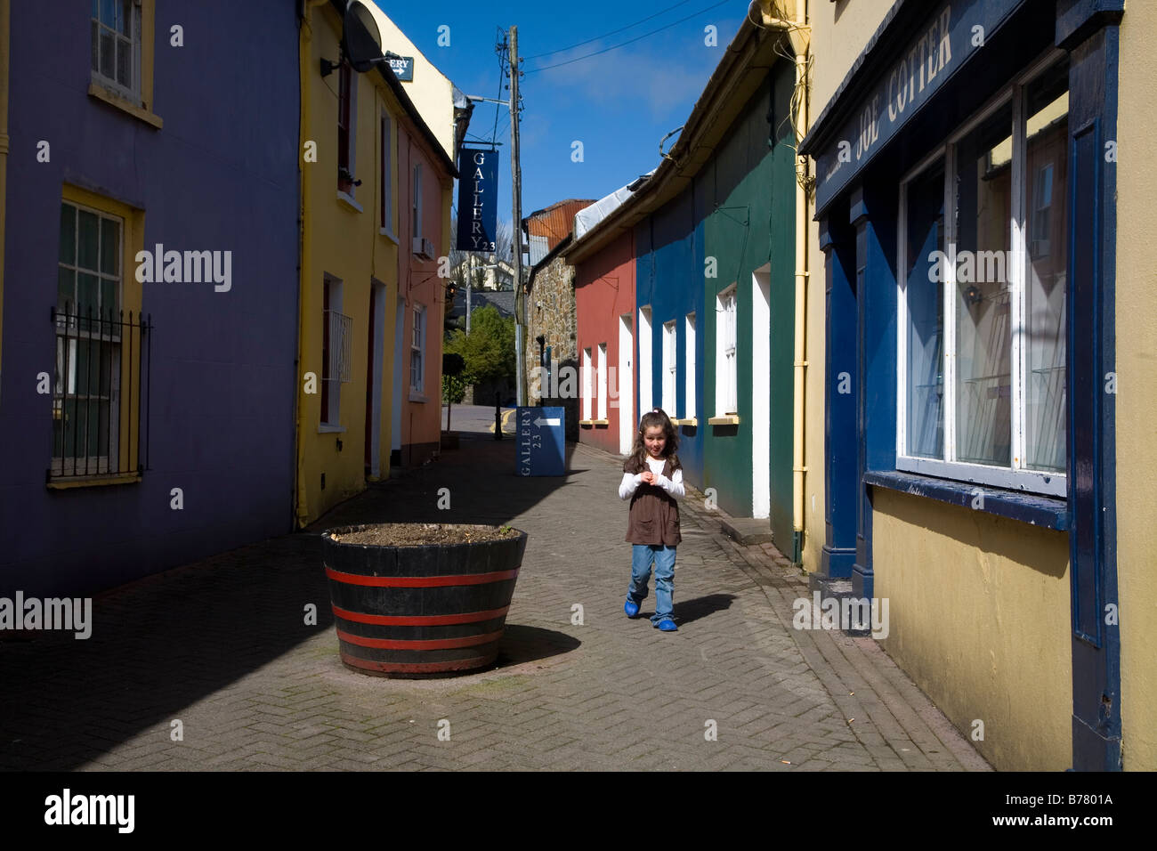 Kinsale Street View, Cork Ireland Stockfoto