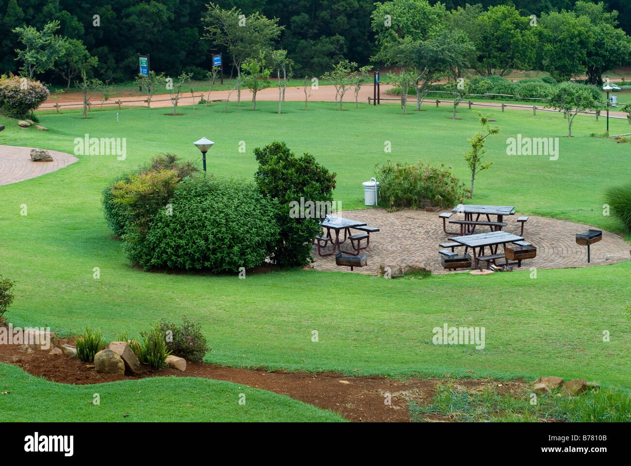 Schönen leeren Park in Südafrika Stockfoto