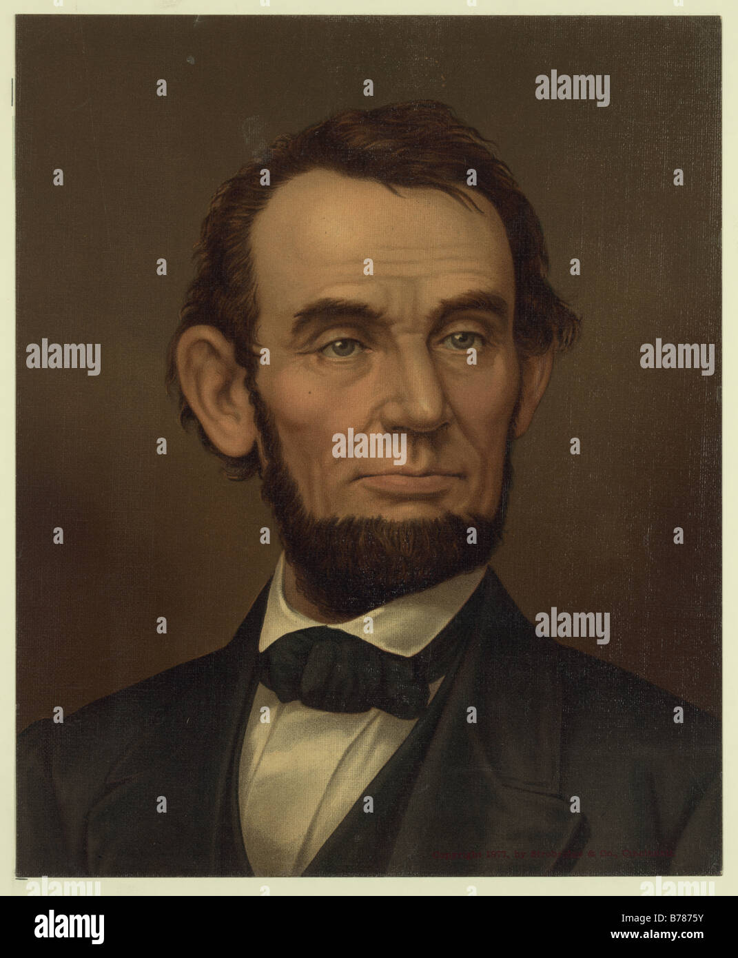Abraham Lincoln 1809 1865 16. Präsident der Vereinigten Staaten Stockfoto