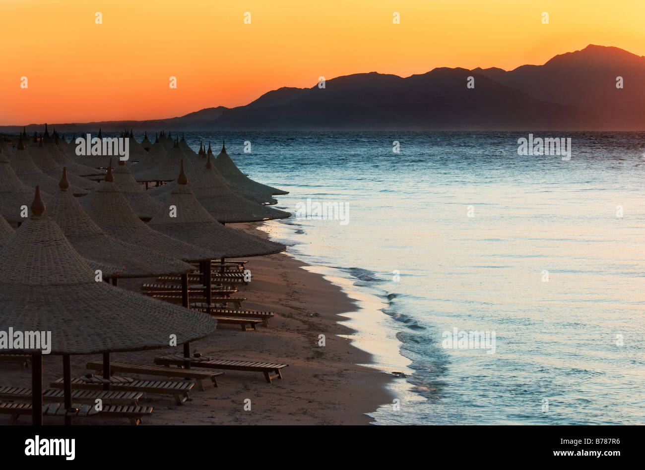 Sonnenaufgang in Sharm el Sheikh Ägypten Stockfoto