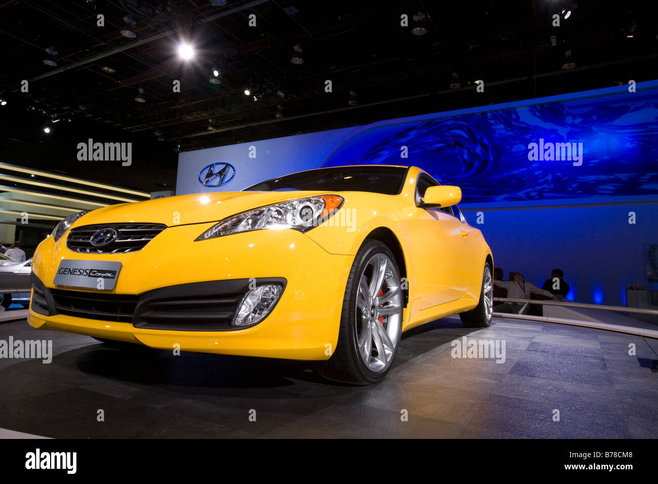 Detroit Michigan die Hyundai Genesis Coupé auf dem Display auf der North American International Auto Show Stockfoto
