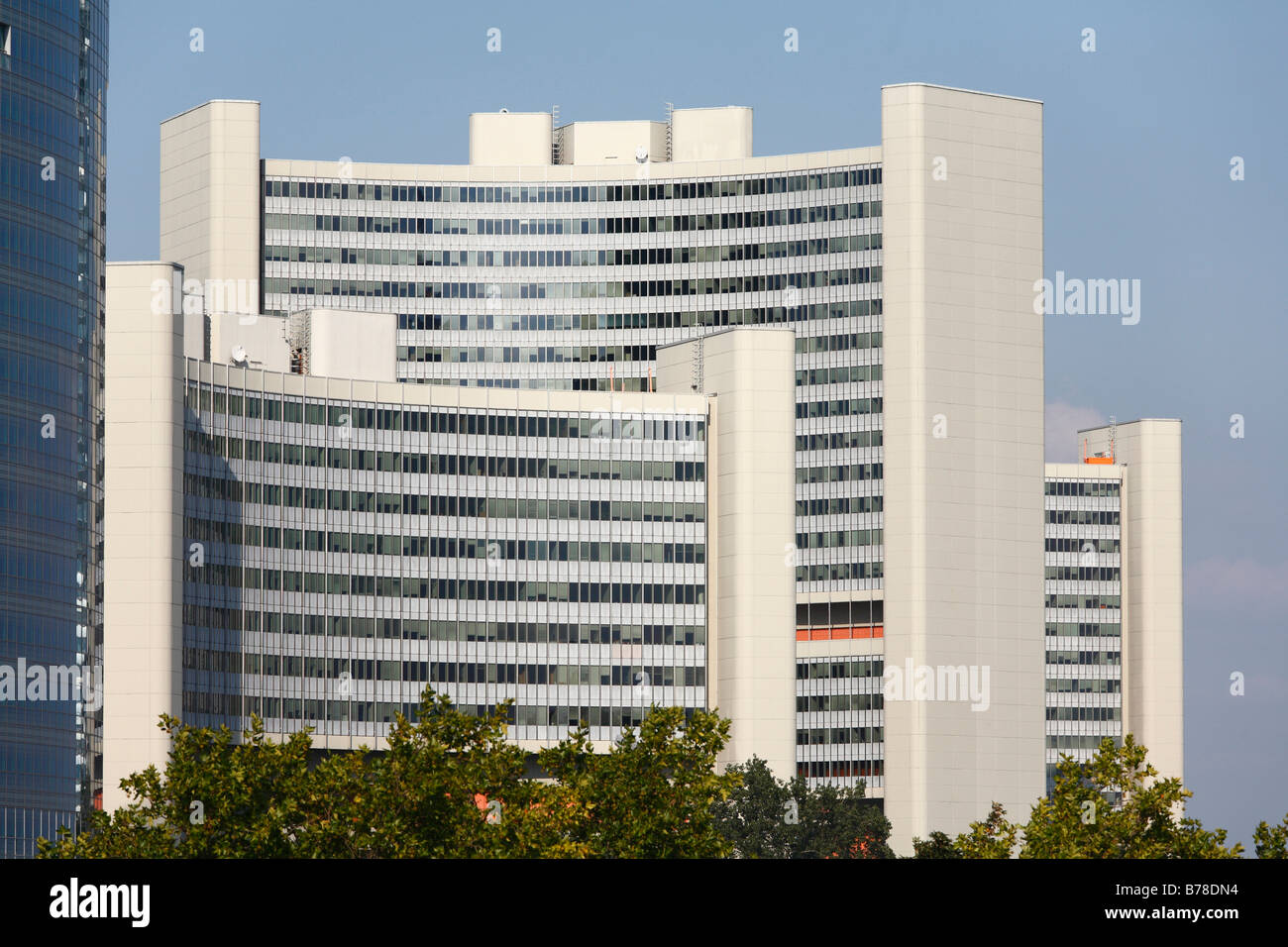 UNO-City, Wien, Österreich, Europa Stockfoto