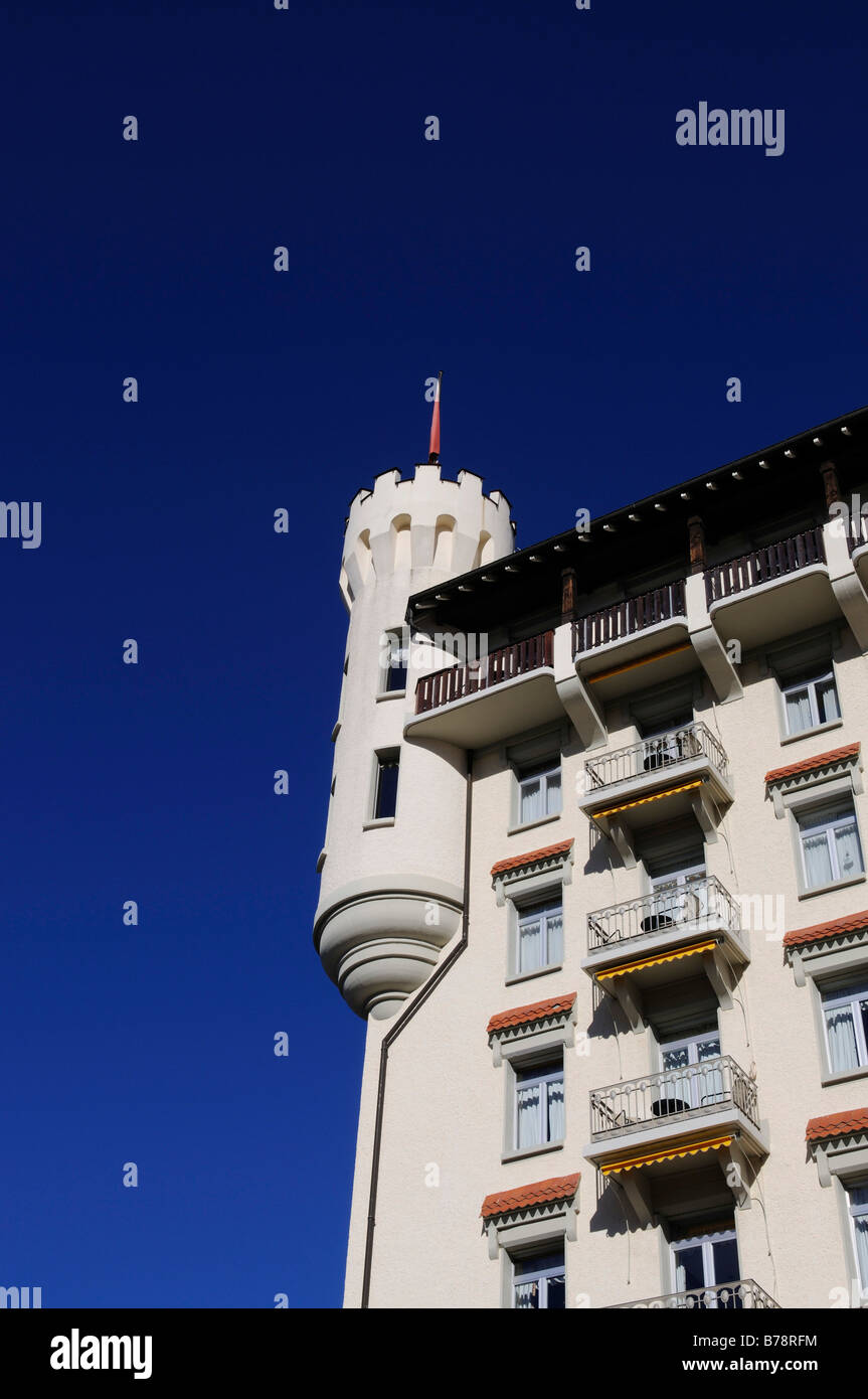 Palace Hotel, Gstaad, West-Alpen, Berner Oberland, Schweiz, Europa Stockfoto