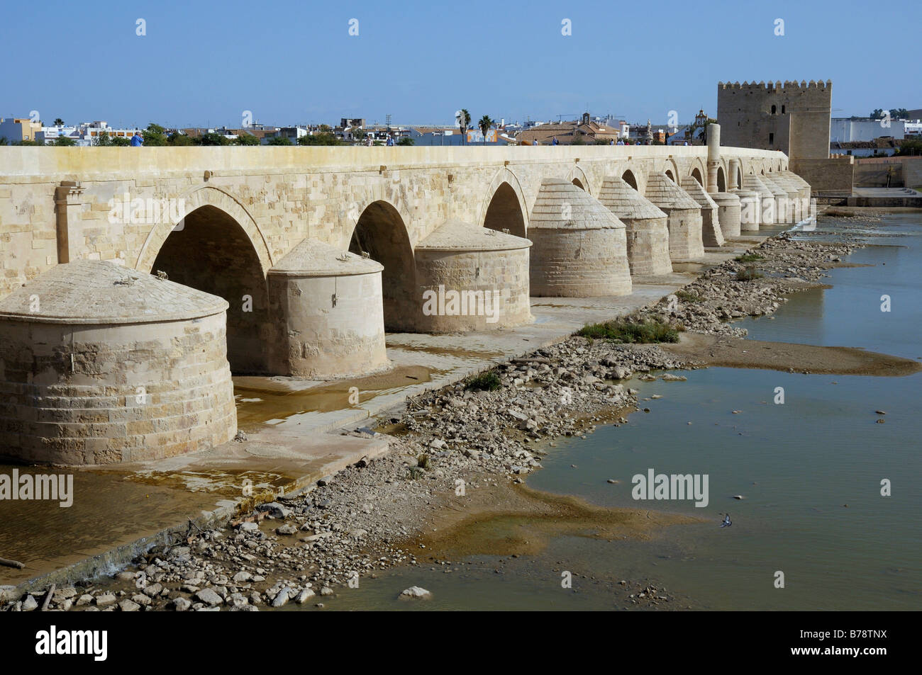 Puente Romano Brücke, Córdoba, Andalusien, Spanien, Europa Stockfoto