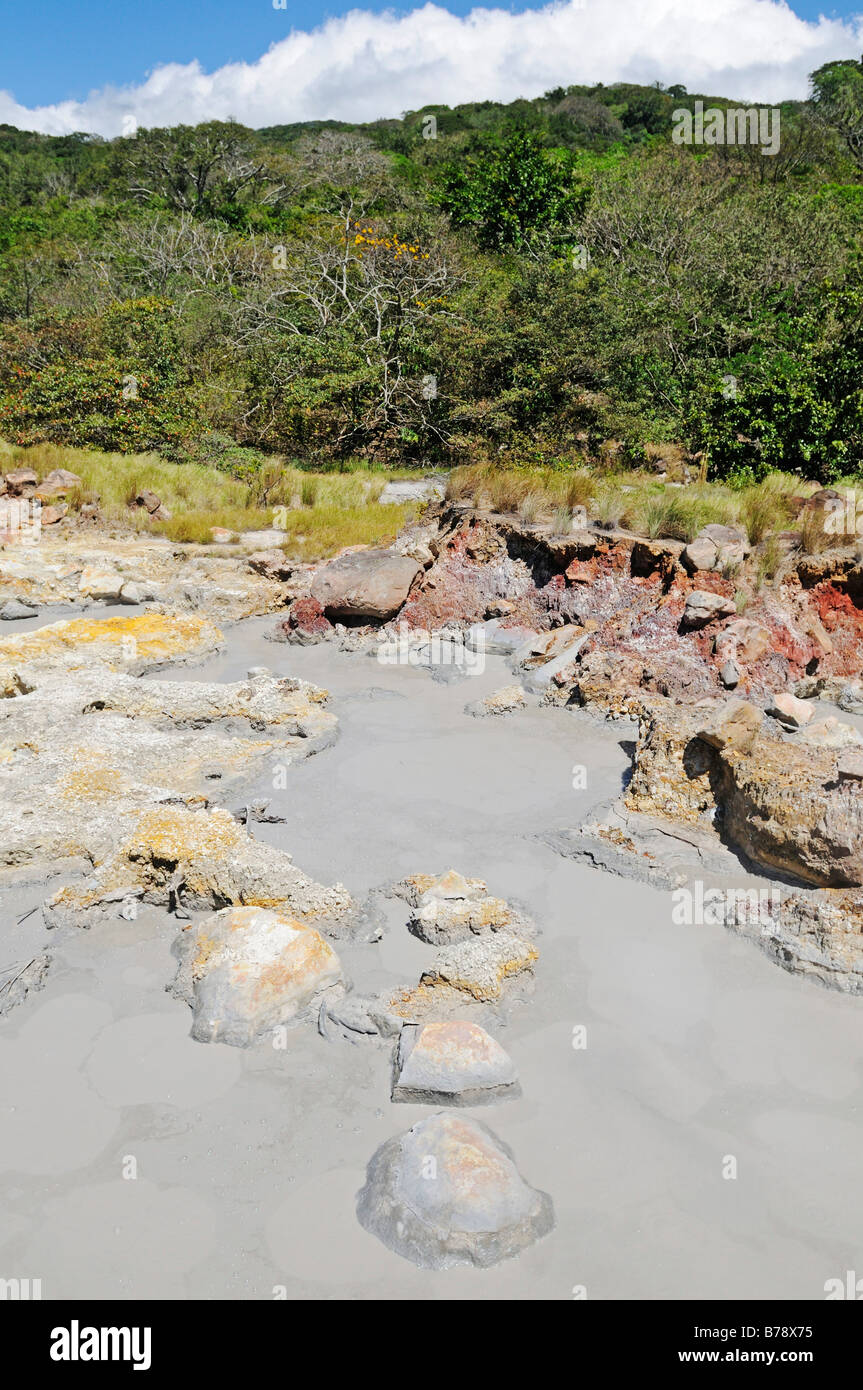 Vulkanische Hebungen in Rincon De La Vieja Nationalpark, Costa Rica, Zentralamerika Stockfoto
