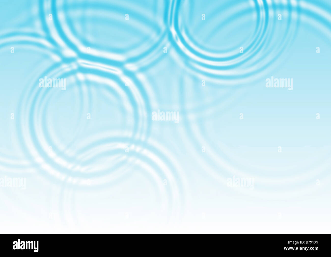 abstrakte Blauwasser Welligkeit Hintergrund Stockfoto
