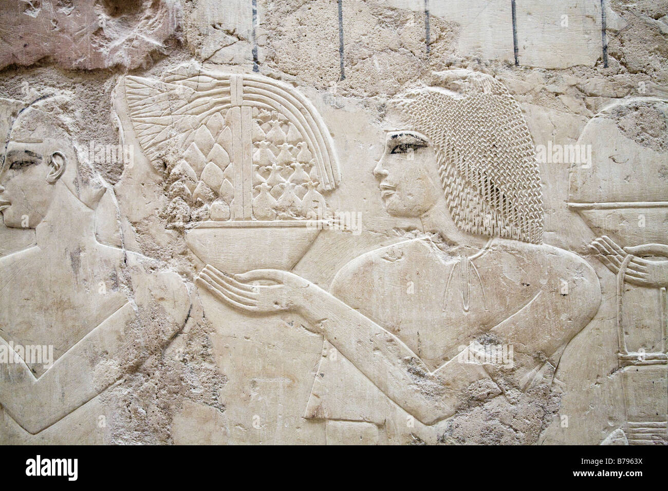 Das Grab des Ramose, Wesir und Gouverneur von Theben, alten Anlegestelle, Westjordanland Luxor Ägypten Stockfoto