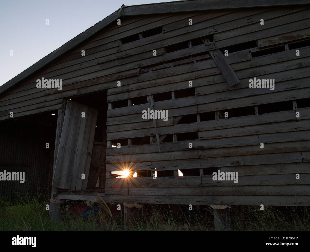 verlassenen Bauernhaus Stockfoto