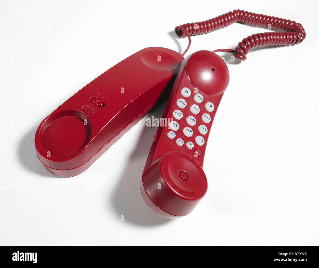 rote Telefon Stockfoto