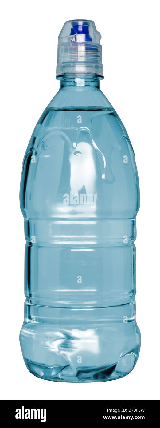 Flasche Wasser tränken Stockfoto