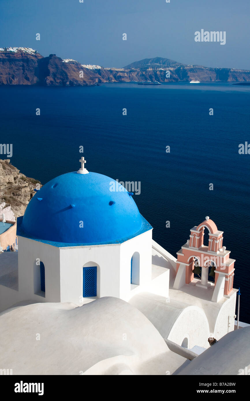 Oia Santorini-Cyclades-Griechenland Stockfoto