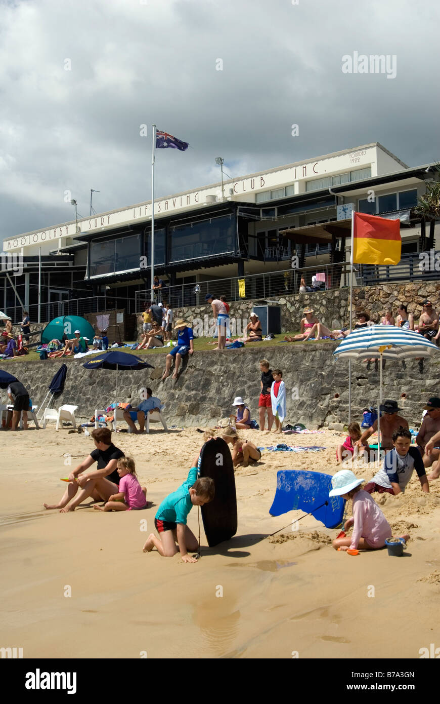 Mooloolaba Beach, Sunshine Coast, Queensland, Australien Stockfoto