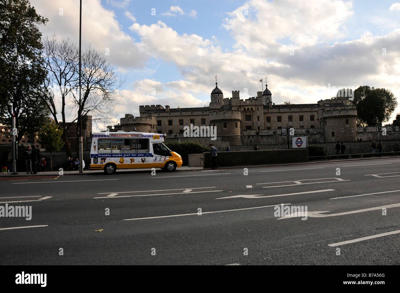 Ihre Majestät königlicher Palast und Festung England. Stockfoto