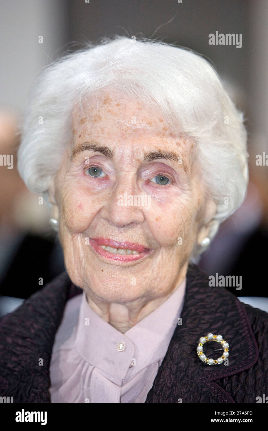 Hildegard Hamm-Brücher, FDP, freie demokratische Partei Deutschlands, in Passau, Deutschland, Europa Stockfoto