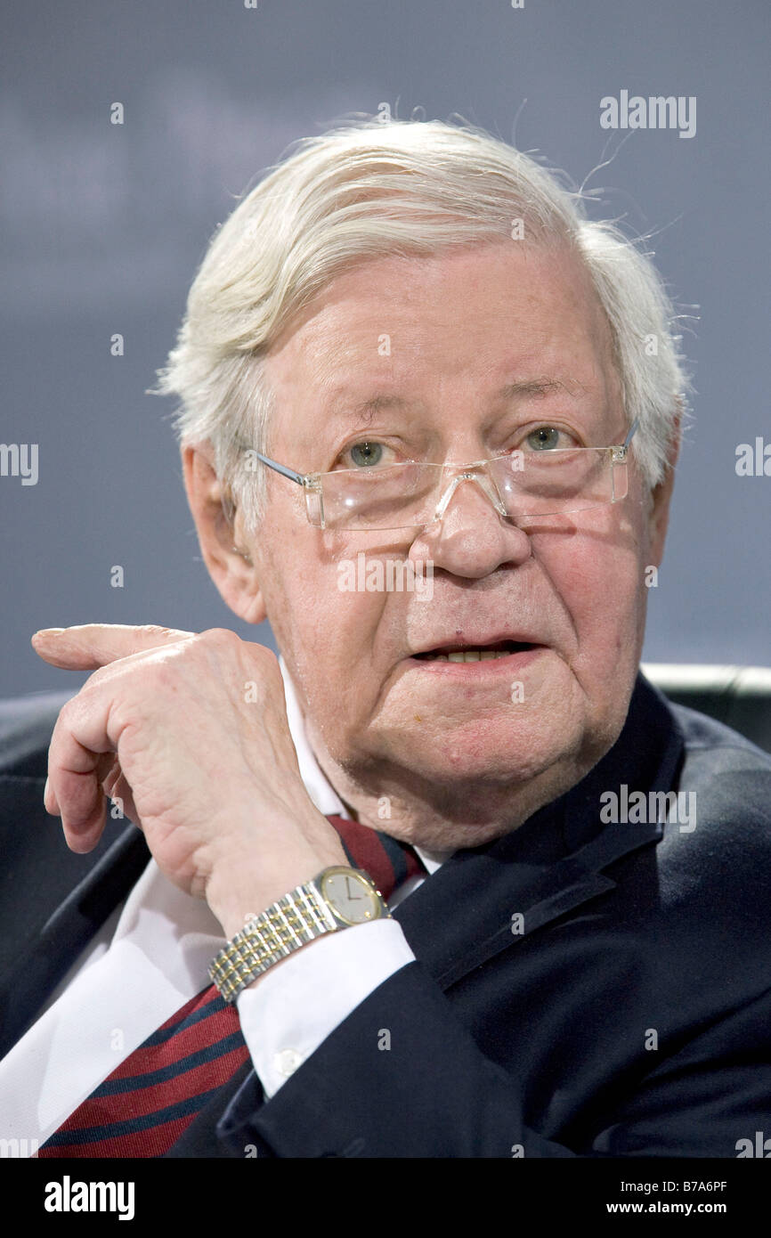 Altbundeskanzler Helmut Schmidt, SPD, Sozialdemokratische Partei Deutschlands, in Passau, Deutschland, Europa Stockfoto