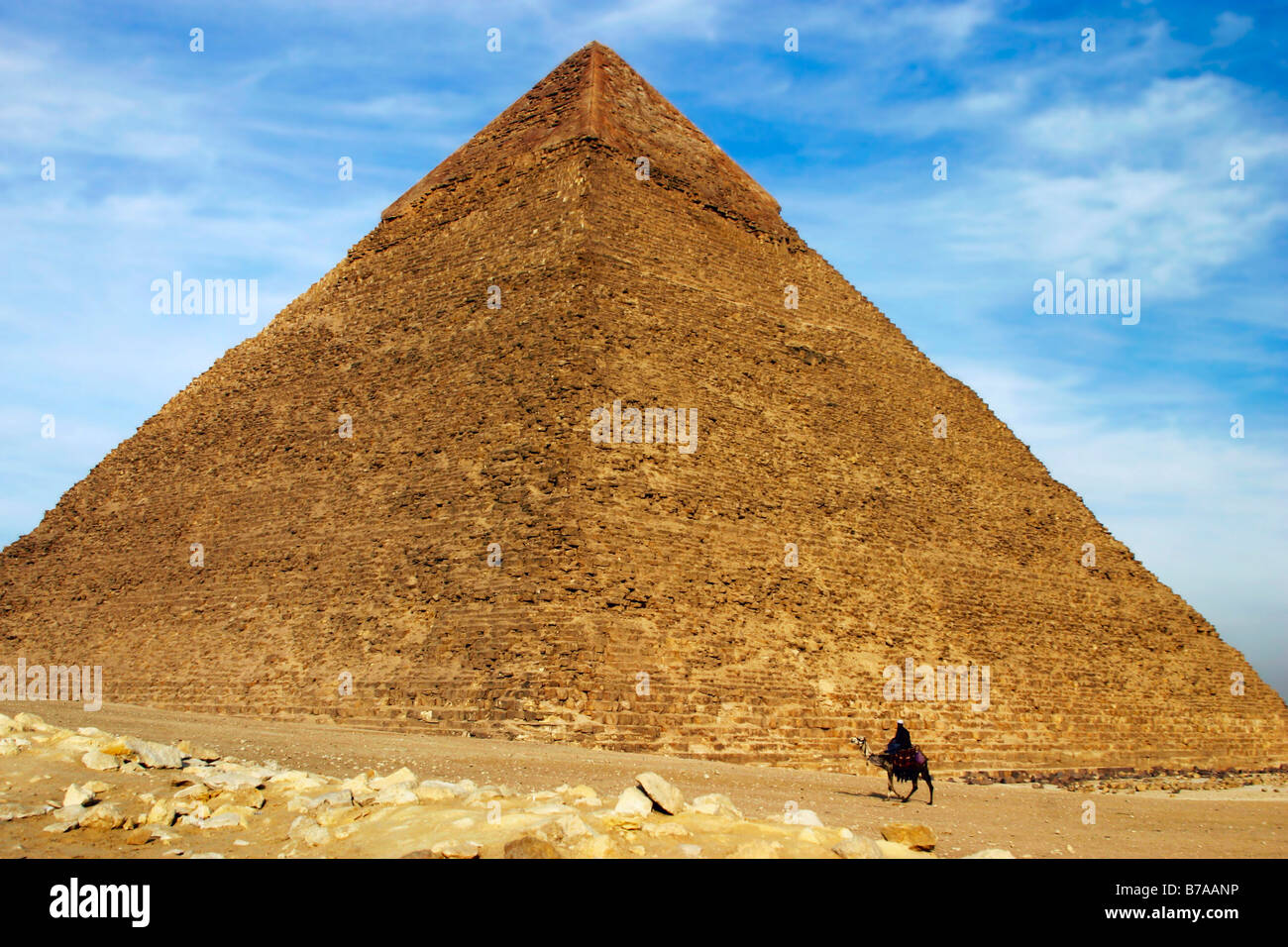 Chefren Pyramide, Ägypten, Afrika Stockfoto