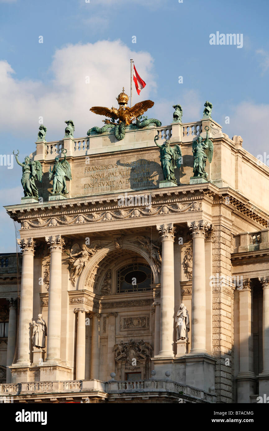 Neue Burg, Hofburg, die Hofburg, Nationalbibliothek, Wien, Österreich, Europa Stockfoto