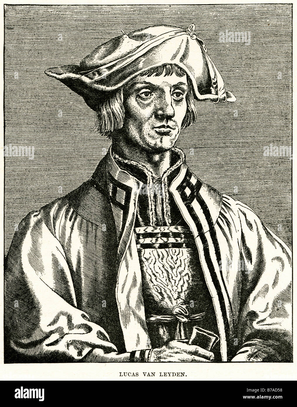 Lucas van Leyden Lucas van Leyden (1494-8 August 1533 in Leiden Leiden), auch genannt Lucas Hugensz oder Lucas Jacobsz, w Stockfoto
