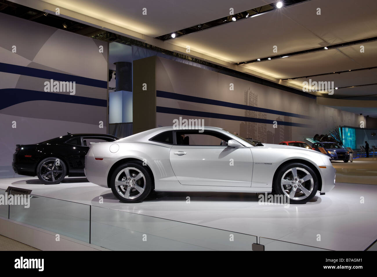 2010 Chevrolet Camaro Coupé auf der 2009 North American International Auto Show in Detroit Michigan/USA. Stockfoto