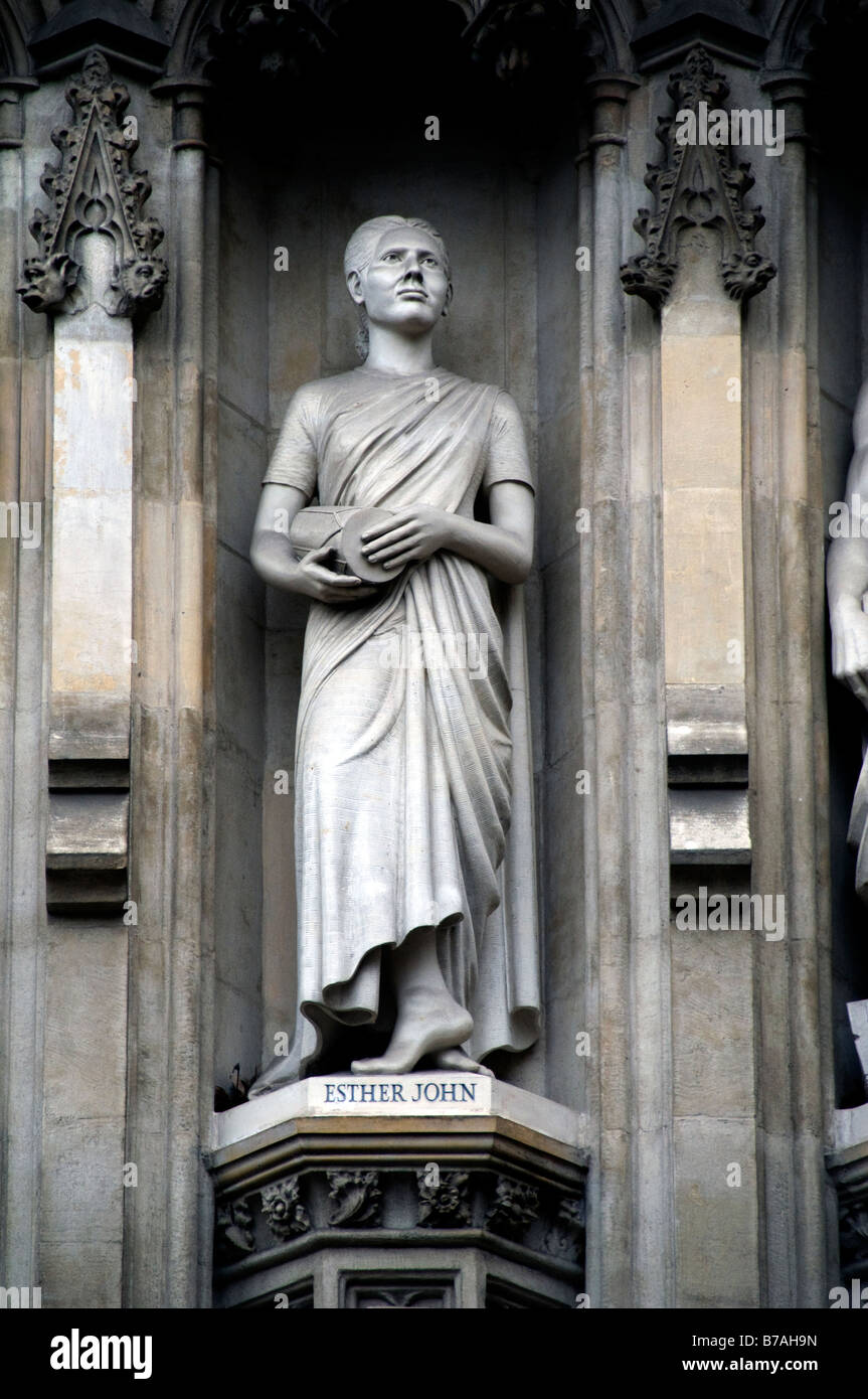 Esther John Westminster Abbey mittelalterlicher Architektur London England Stockfoto