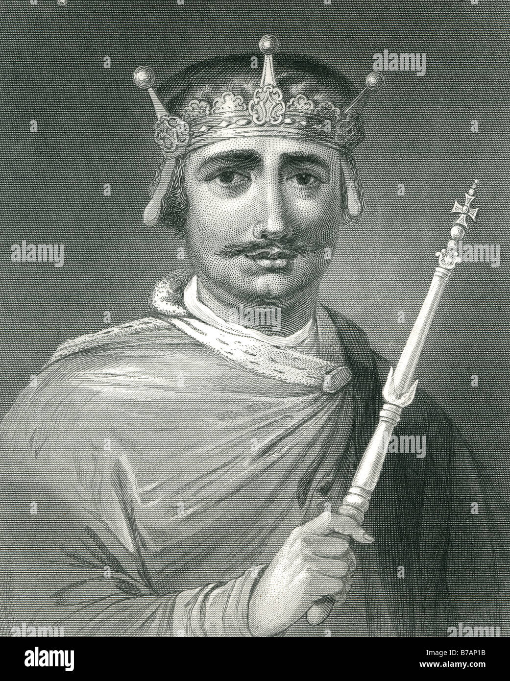 Wilhelm II. (c. 1056-2 August 1100), der dritte Sohn von William I von England (William der Eroberer), war König von England Stockfoto