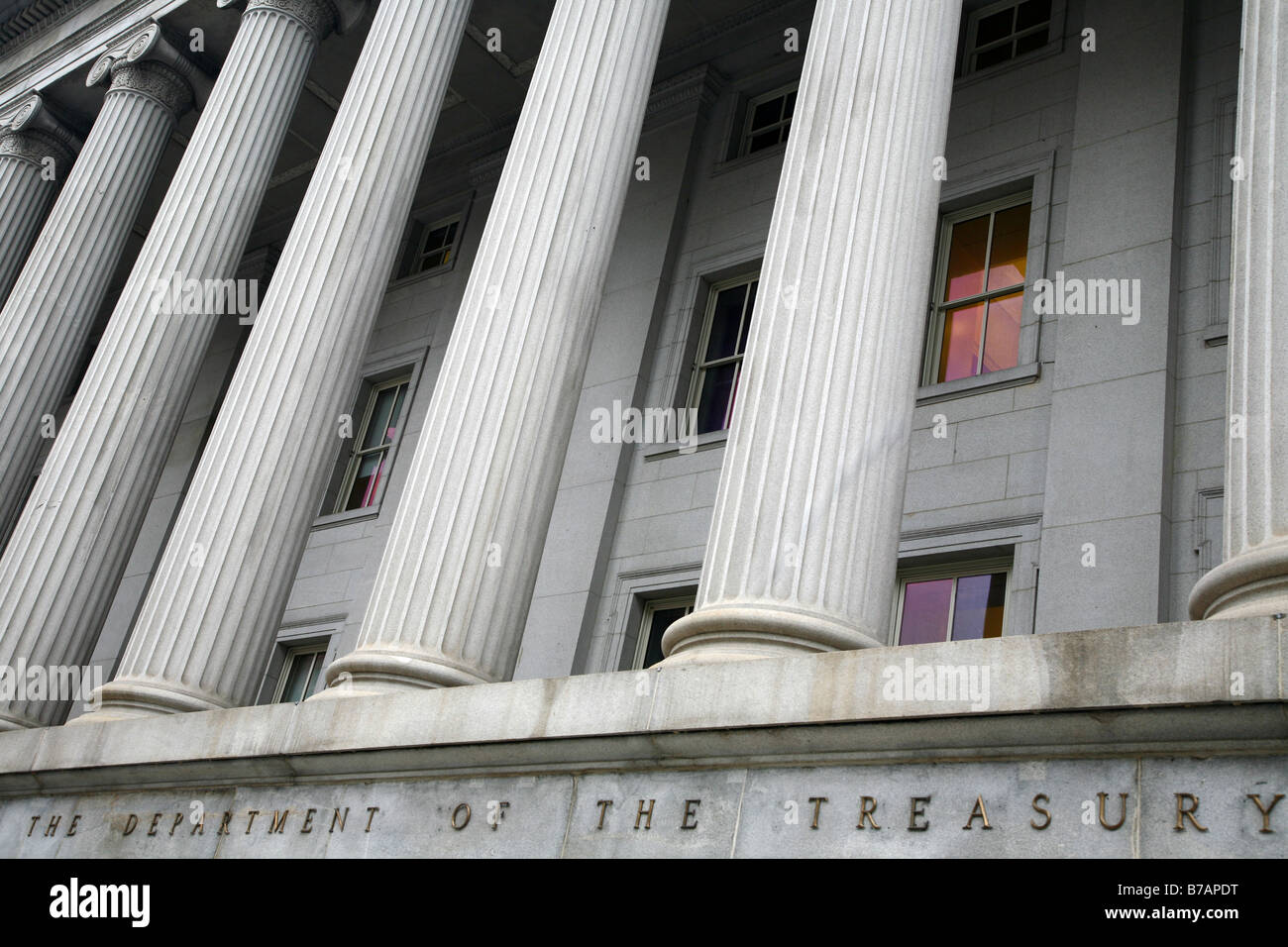 USA-Washington die Treasury-Abteilung Stockfoto