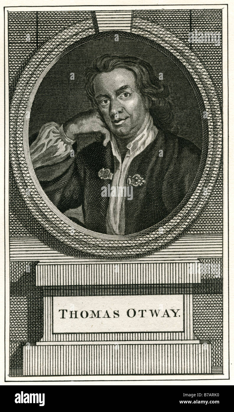 Thomas Otway (3. März 1652 – 14. April 1685) war ein englischer Dramatiker der Restaurationszeit. Er wurde geboren am Trotton, in der Nähe Stockfoto