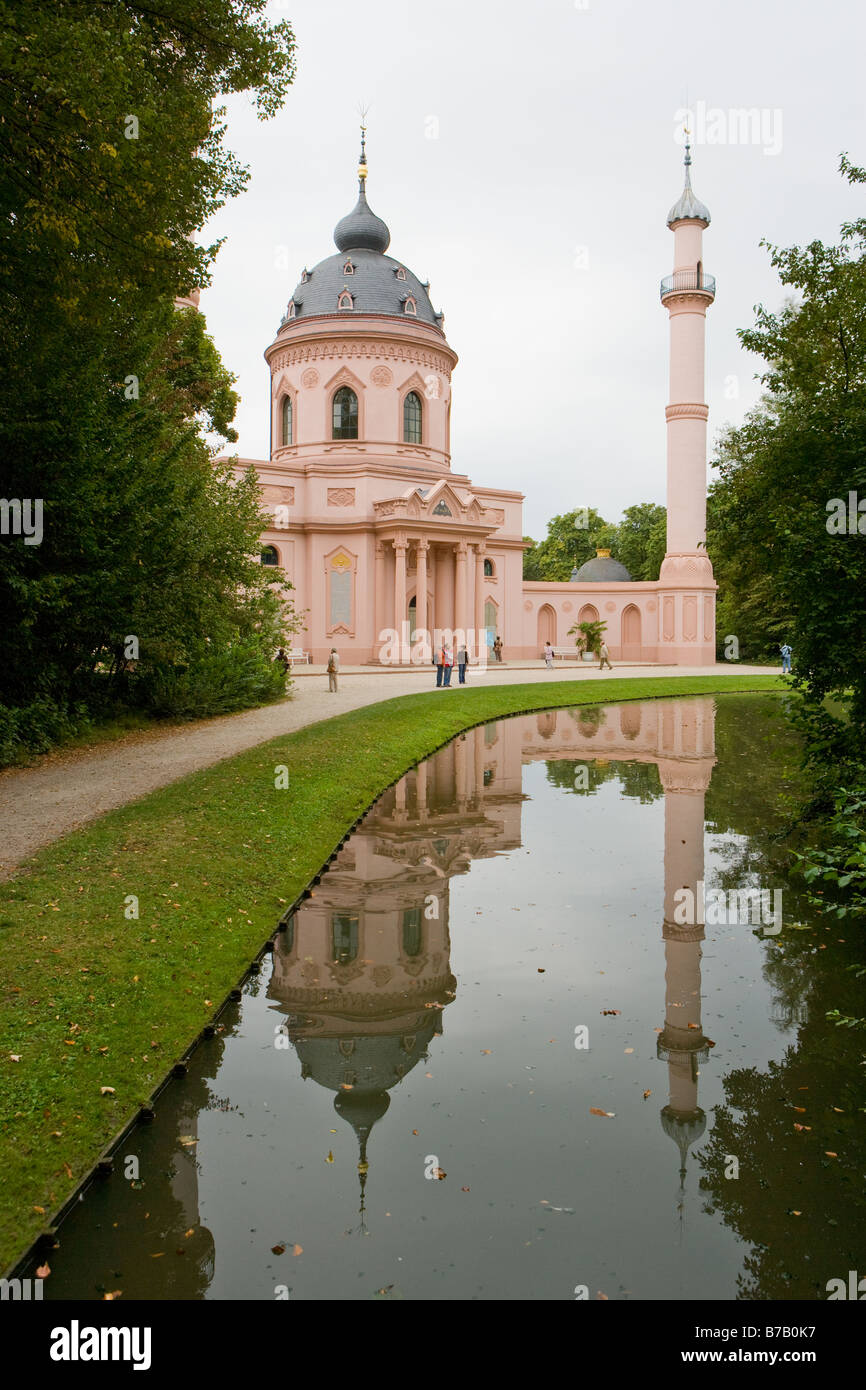 Moschee im türkischen Garten im Schwetzinger Schlossgarten Stockfoto