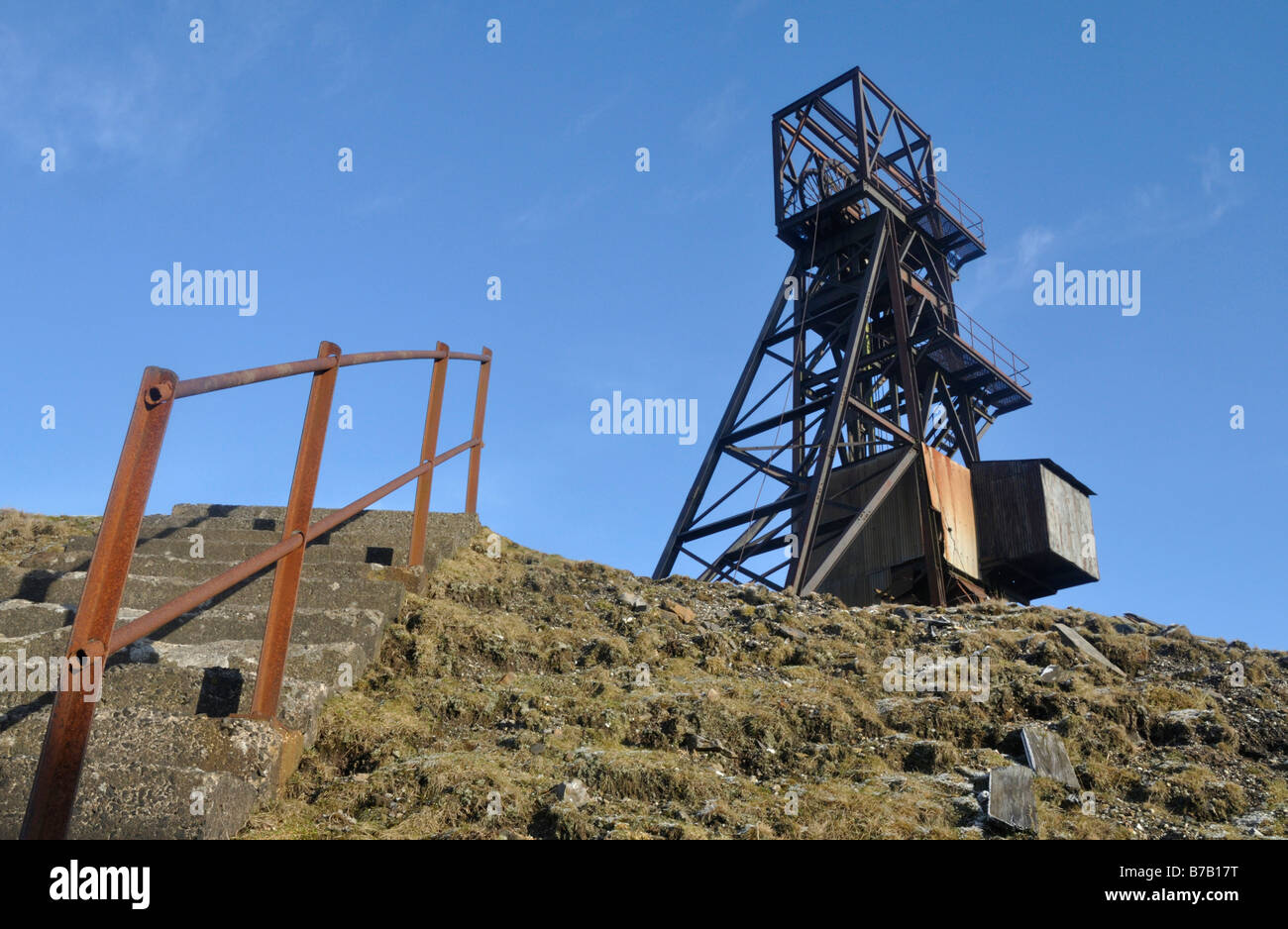 Grove Rake-Mine in der Nähe von Allenheads England Stockfoto