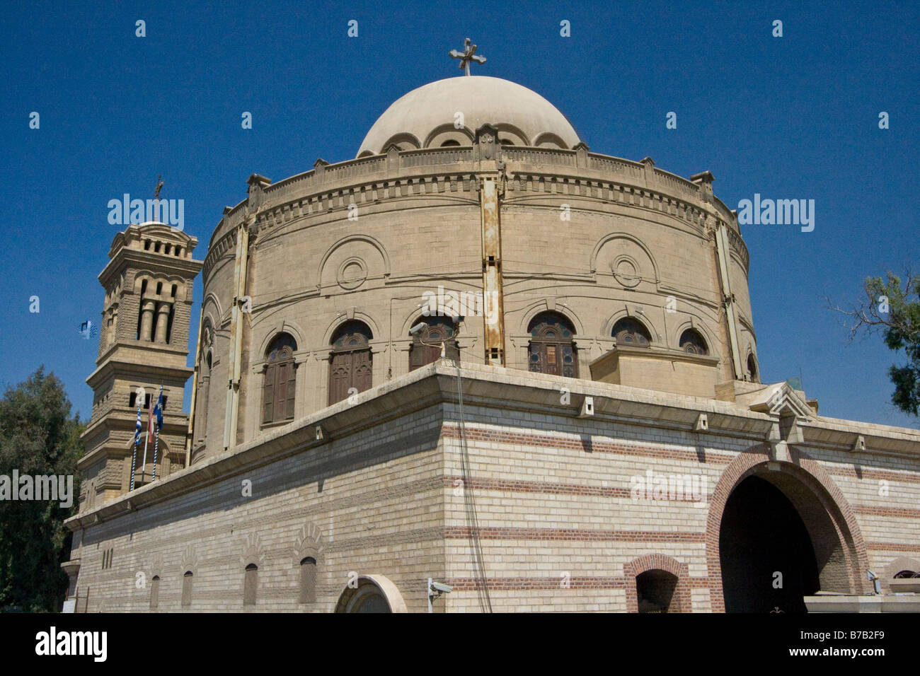 Saint George griechisch-orthodoxen Kirche in Alt-Kairo-Ägypten Stockfoto