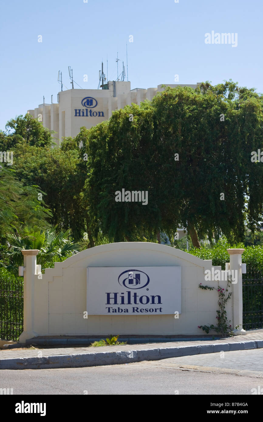 Hilton Taba Resort auf der Sinai-Halbinsel in Egpyt Stockfoto