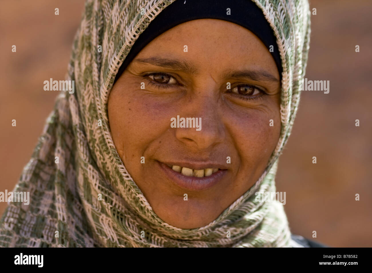 Bdul Beduinen Frau Petra in Jordanien Stockfoto