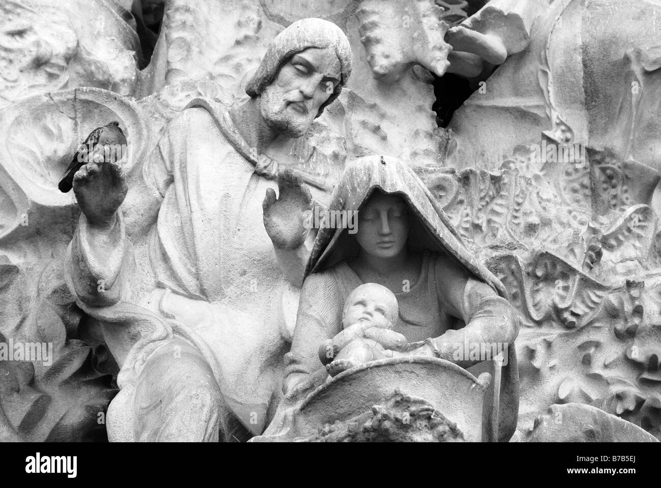 Sagrada Familia-Dekorationen Stockfoto