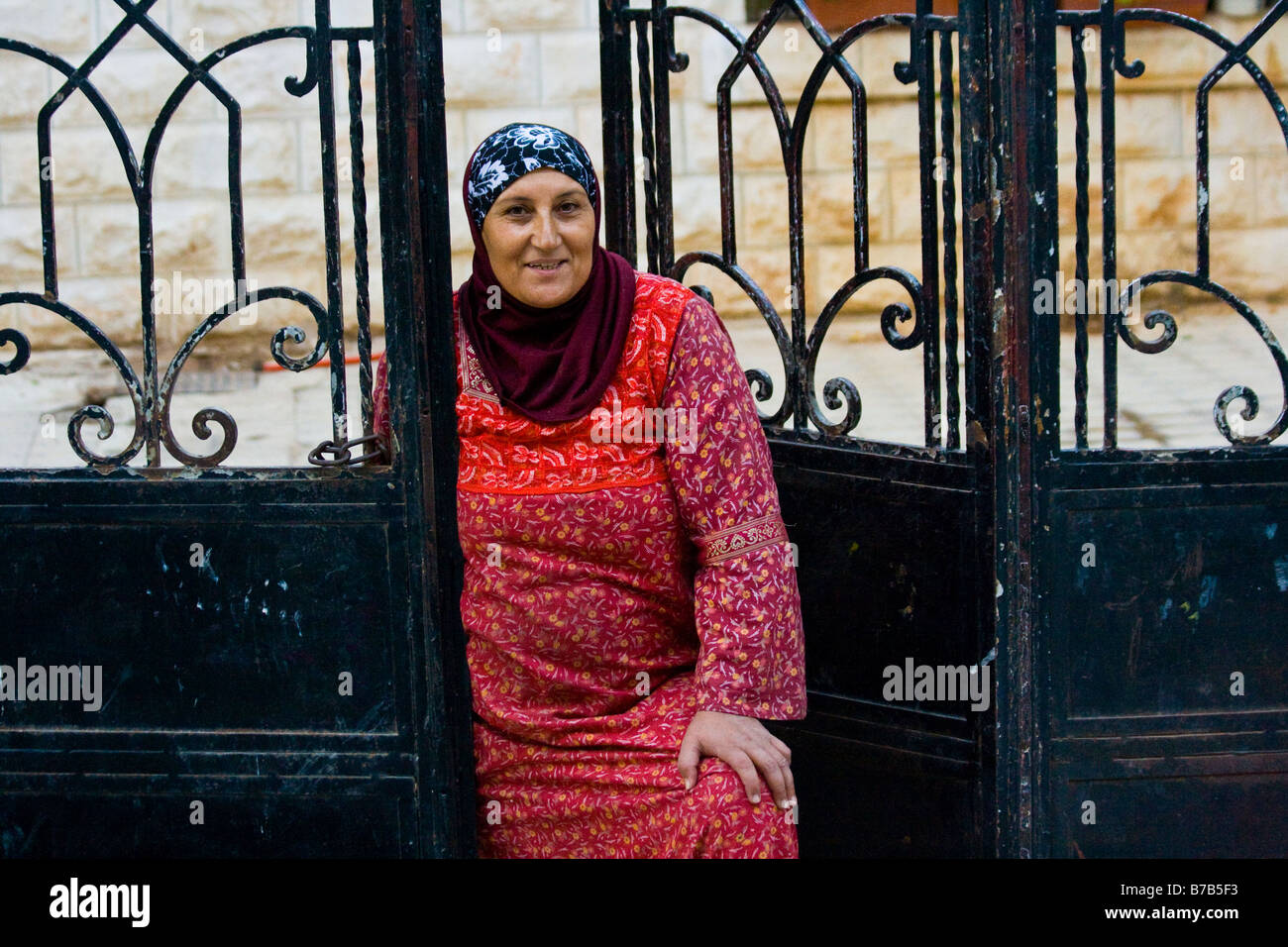 Frau in Amman Jordanien Stockfoto
